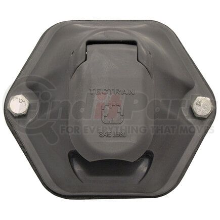 Tectran 670P-7200 Trailer Receptacle Socket - 7-Way, Poly, without Breakers, Split Pin Type