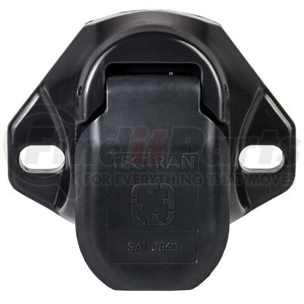 Tectran 670P-72 Trailer Receptacle Socket - 7-Way, Bull Nose, Poly, Screw, Split Pin Type