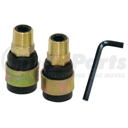 Tectran 70-31402 Air Brake Hose End Fitting - 3/8" NPTF, For 3/8" ID J1402 Type A
