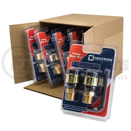 Tectran 70-31406 Air Brake Air Hose End Fitting Kit - Case of 5 - 3/8 FIX-IT Packs