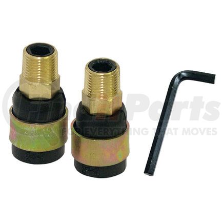 Tectran 70-31408 Air Brake Air Hose End Fitting Kit - 3/8 in. NPT, Box of 100 Swivel Ends