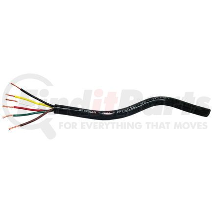 Tectran 764A1 Cable - 6/14 Gauge, Black, 0.554" O.D. (Nominal), (Sold Per Foot)