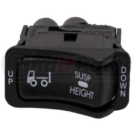 Tectran DV3244-3 Rocker Switch - Air suspension dump, Push to Connect Fittings