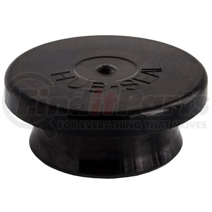 Tectran HC-5990 Black Rubber Hub Cap Plug for Propar Style Hub Cap with 1 1/8 in. Diameter