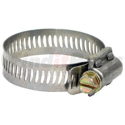 Tectran HC10 9/16" Worm Gear Stainless Steel Hose Clamp, 9/16" to 1 1/16" Clamp Range