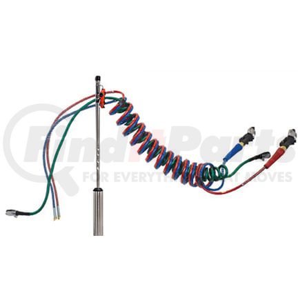 Tectran LK-MAG12T Air Brake Hose and Power Cable Assembly - 12 ft., for Tender Kit and Slider