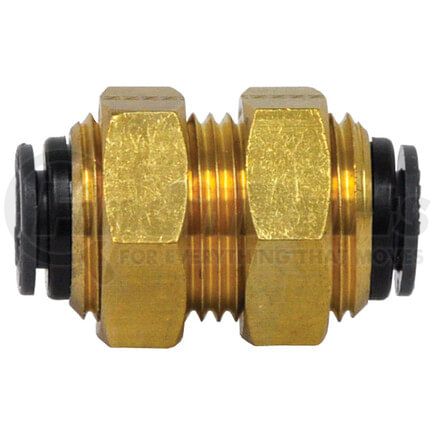 Tectran QL1377-3 Air Brake Air Line Union - 3/16 in. Tube Size, Composite Push-Lock, Bulkhead