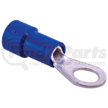 Tectran TB6 Ring Terminal - Blue, 16-14, Wire Gauge, #6, Stud, Vinyl