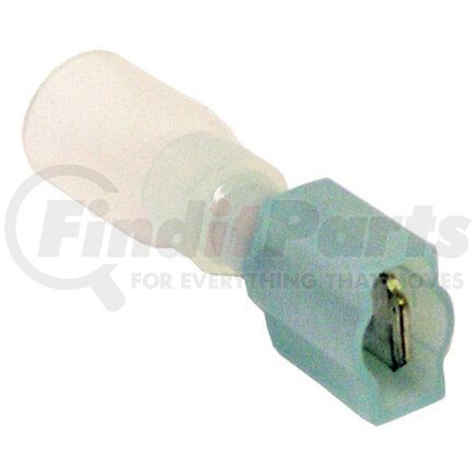 Tectran TBMI-ST Male Terminal - Blue, 16-14 Wire Gauge, Insulated, Heat Shrink, Quick Disconnect