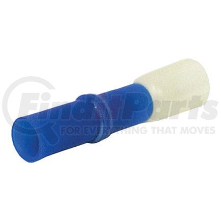 Tectran TBSR156ST Female Bullet Connector - Blue, 16-14 Wire Gauge, Heat Shrink, 0.156 in. dia.