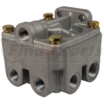 Tectran TV28080 Air Brake Relay Valve - Model MD, 7 psi, (4) 3/8 Horizontal Delivery Ports