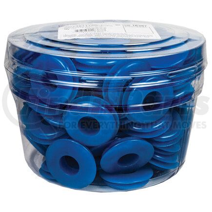 Tectran 101119B-1 Air Brake Gladhand Seal - Blue, Polyurethane, Display Bucket