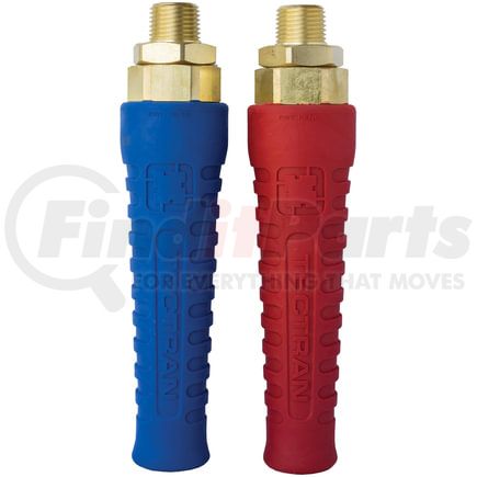 Tectran 1014FG Air Brake Gladhand Handle Grip - Red and Blue, 1/2 in. Thread Size