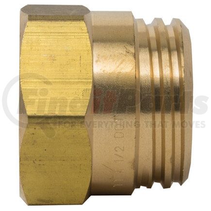 Tectran 1023 Air Brake Air Line Nut - Brass, 3/8 in. I.D Hose, for use with Spring - D.O.T