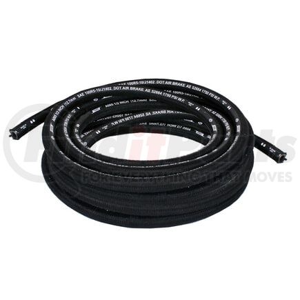 Tectran 169128 Air Brake Hose - 12 ft., AirPower Line, Black, Non-ABS