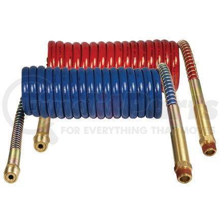 Tectran 17B12H Vortecx Red and Blue Armorcoil Set with Brass Handles, 12 ft., 12" x 12" Leads