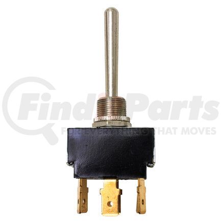 Tectran 19-1021LQ Toggle Switch - 12V, 20 AMP, Mom.ON-OFF-Mom.ON, 6 Blade, Chrome Knob, D.P.D.T
