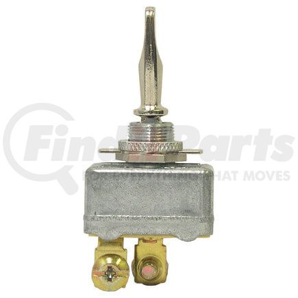 Tectran 19-1401 Toggle Switch - 12V, 10 AMP, ON-OFF, (2) 6 in. leads, Chrome Knob, S.P.S.T