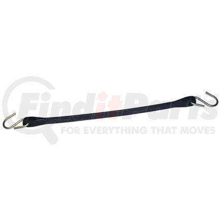 Tectran 20-1009 Tarp Strap - 9 inches, Natural Rubber, Heavy Duty, with Crimped S-Hook