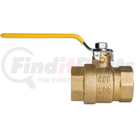 Tectran 2005-12 Shut-Off Valve - Brass, 3/4 inches Pipe Thread, Female to Female Pipe