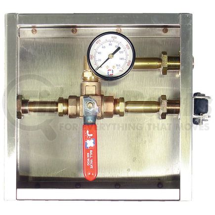 Tectran 27-ADB-15 Air Brake Dump Box - Stainless Steel, with Pressure Gauge