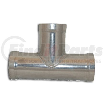 Allegheny Valve & Coupling T40279C Tee: 4" Aluminum Long Radius - TUBE-FLOW -