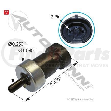 Automann 577.55540 Low Pressure Switch, 2-6 Psi, for International