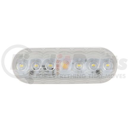 Peterson Lighting 820C-7 820C-7/823C-7 LumenX® Oval LED Back-Up Light, AMP - Clear, Grommet Mount