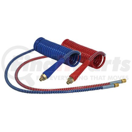 Tectran 17A20-72H ARMORFLEX-HD, Red and Blue Armorcoil Aircoil with Handle, 20 ft., 72" x 12" Leads