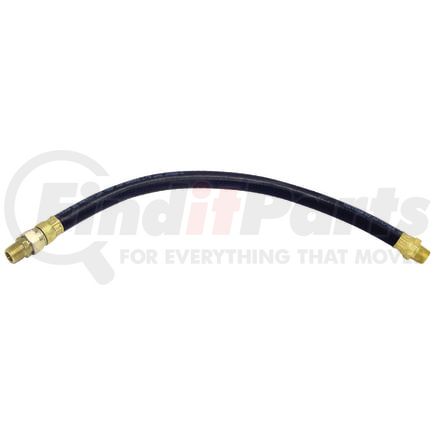 Tectran 18A36 1/2" Articflex Air Brake Hose Assembly, 36 in. Long, with 3/8" Fixed and Swivel Ends