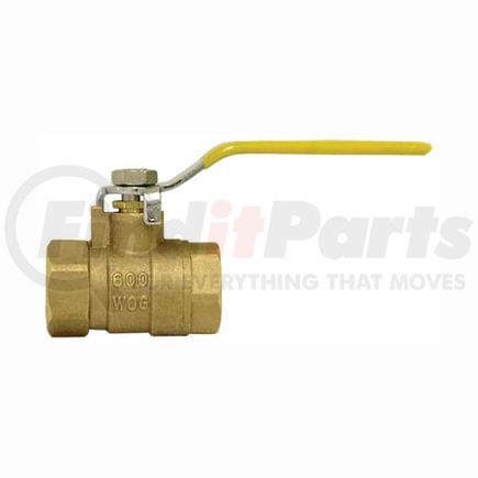 Tectran 2005-20 Shut-Off Valve - Brass, 1-1/4 inches Pipe Thread, Female to Female Pipe