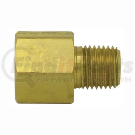 Tectran 33-8C SAE Female to Male Pipe Flare Connector Fitting, 1/2" Tube Size, 3/8" Pipe Thread