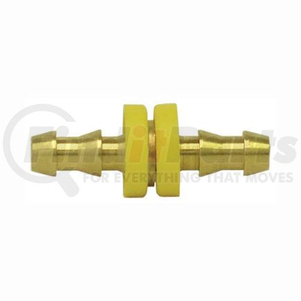 Tectran 729-10 Air Brake Air Line Fitting - Brass, 5/8 inches Hose I.D, Splicer