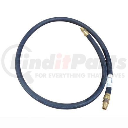 Tectran 21394 1/2" Air Brake Chamber Hose, 72 in. Long, 3/8" Dual Swivel End Fittings