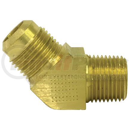 Tectran 89337 Flare Fitting - Brass, 3/8 in. Tube Size, 1/2 in. Pipe Thread, 45 deg. Elbow