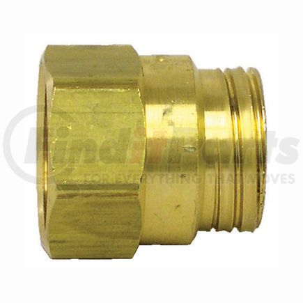 Tectran 1023-8 Air Brake Air Line Nut - Brass, 1/2 in. I.D Hose, with Spring - D.O.T