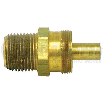 Tectran 1041-8 Air Brake Air Line Fitting - Brass, Body, 1/2 in. Hose I.D, 1/2in. Thread