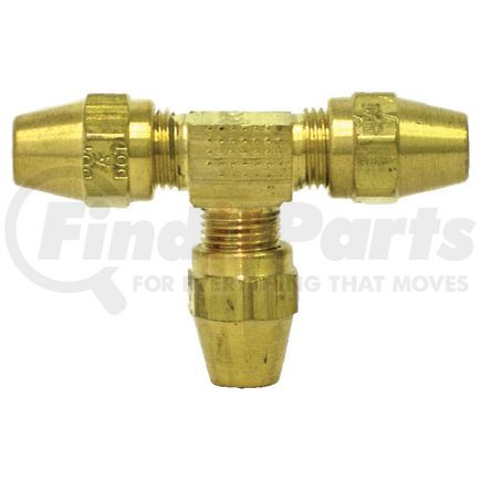 Tectran 1164-8 Air Brake Air Line Union - Brass, 1/2 inches Tube Size