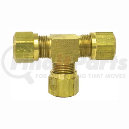 Tectran 1364-12 Air Brake Air Line Union - Brass, 3/4 in. Tube Size