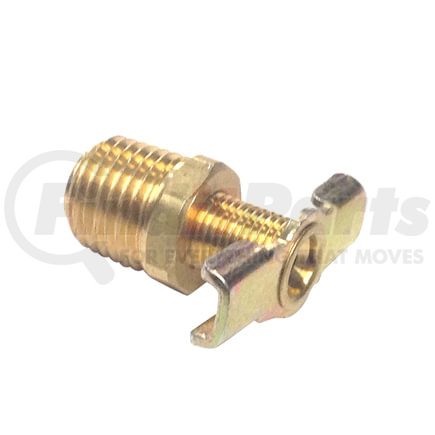 Tectran 90073 Air Brake Air Shut-Off Petcock - Brass, External Seat