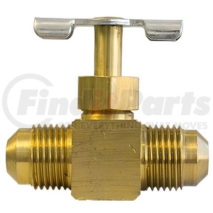 Tectran 3042-6 Shut-Off Valve - Brass, 3/8 inches Tube Size, Flare to Flare