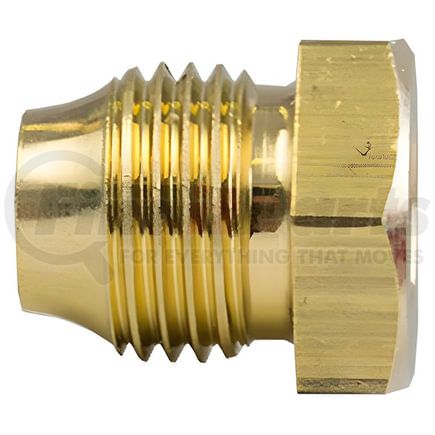 Tectran 461-4 Air Brake Air Line Sleeve - Brass, 1/4 inches Tube Size, Threaded Nut