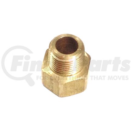 Tectran 89102 Inverted Flare Fitting - Brass, Connector Tube to Male Pipe, 1/2 in. Tube, 3/8 in. Thread