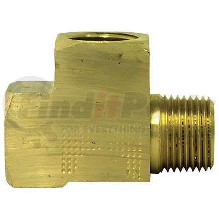 Tectran 88053 Air Brake Air Line Tee - Brass, 1/8 inches Pipe Thread, Extruded