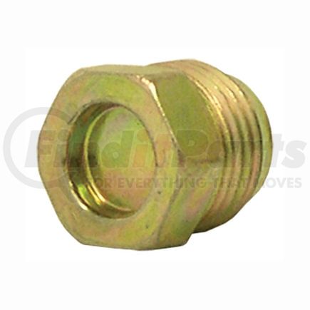 Tectran PL141-4 Inverted Flare Fitting - Brass, 1/4 inches Tube, Plug