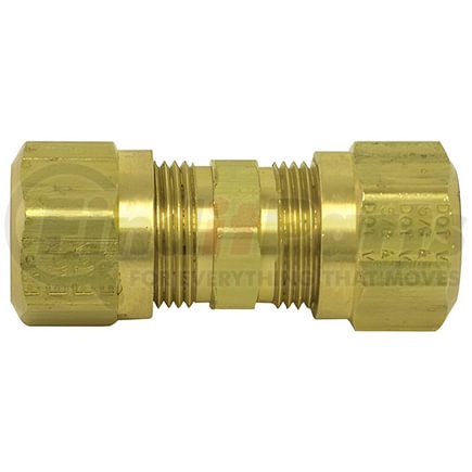 Tectran 85017 Air Brake Air Line Union - Brass, 3/8 inches Tube Size