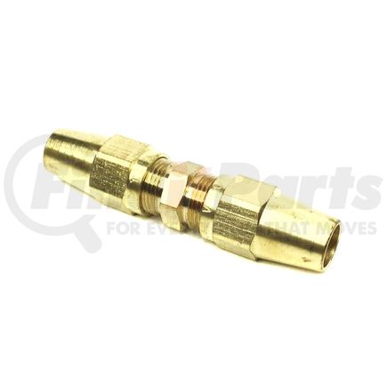 Tectran 86014 Air Brake Air Line Union - Brass, 3/8 inches Tube Size