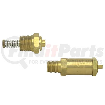 Tectran TV285849 Air Brake Safety Valve - 1/4 in. NPT Thread, 175 psi Pressure Relief Setting