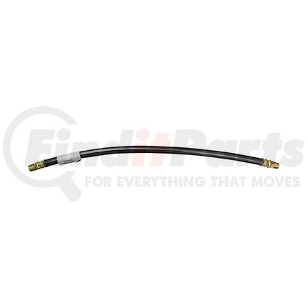 Tectran 688466 1/2" Air Brake Hose Assembly, 84 in. Long, with 3/8" Dual LIFESwivel End Fittings