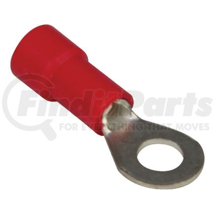 Tectran TR25 Ring Terminal - Red, 22-18, Wire Gauge, 1/4 inches, Stud, Vinyl